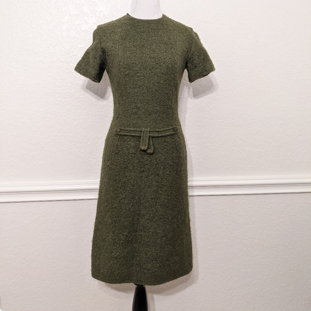 Vintage Elmoor of London Green Dress